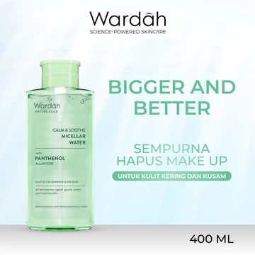 𝐑𝐀𝐃𝐘𝐒𝐀 Wardah Micellar Water Nature Daily Calm Soothe Micellar Water Acnederm Acne Care