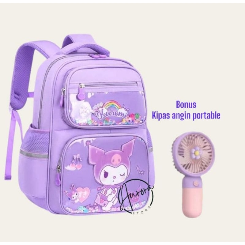 Jual NEW tas ransel sekolah anak perempuan SD SMP - tas