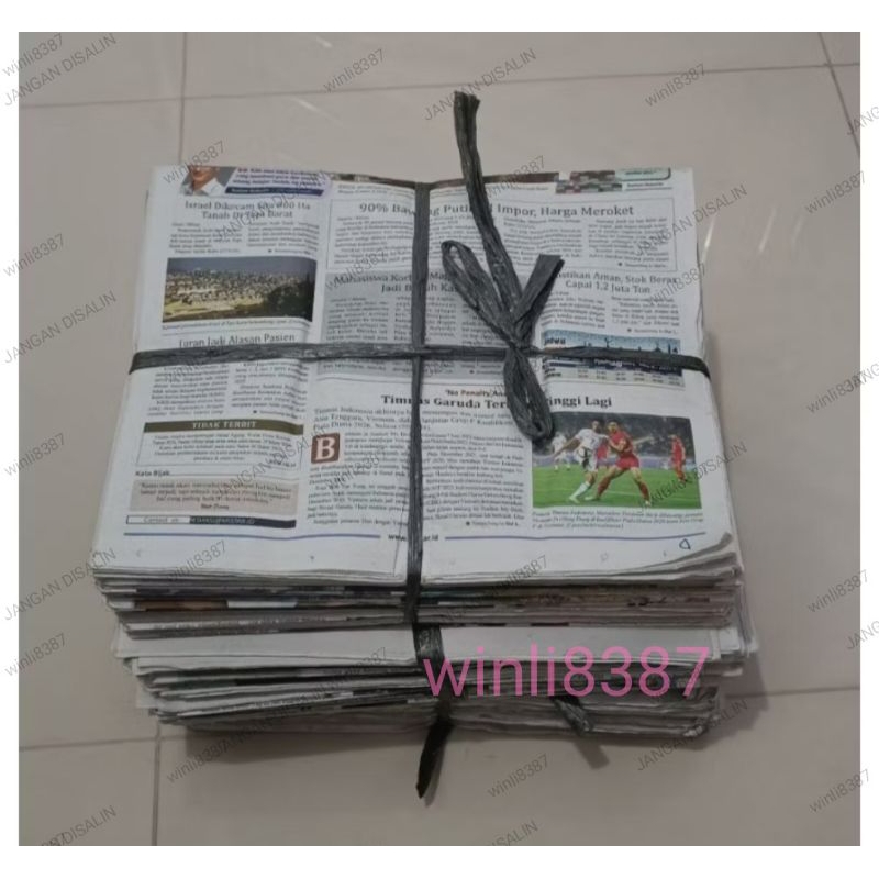 Jual koran bekas, rapi dan bersih | Shopee Indonesia
