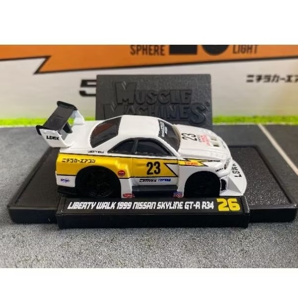 Jual Muscle Machines - Liberty Walk 1999 Nissan Skyline GT-R R34 Loose ...