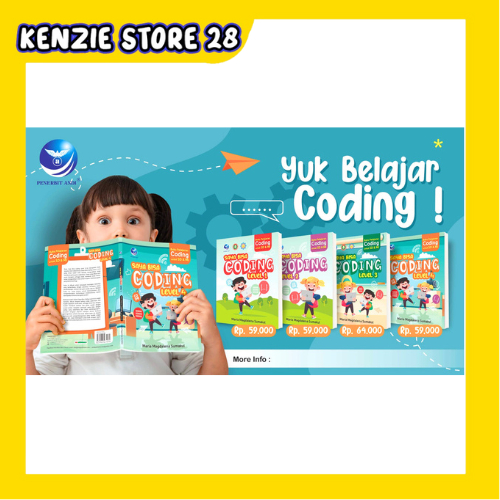 Jual Buku Pelajaran Coding Untuk SD Dan MI: Saya Bisa Coding Level 1,2 ...