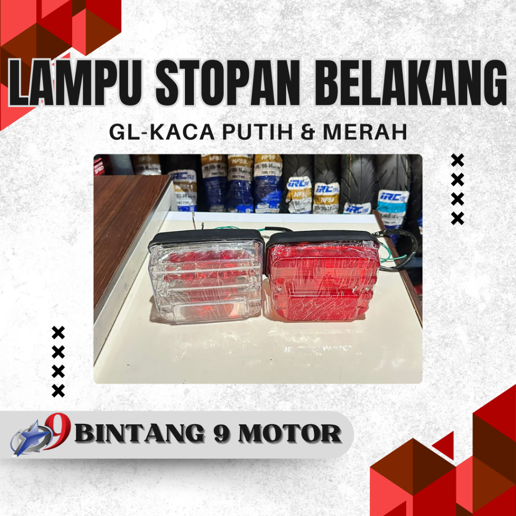 Jual LAMPU STOPAN BELAKANG GL-BINTANG SEMBILAN MOTOR | Shopee Indonesia