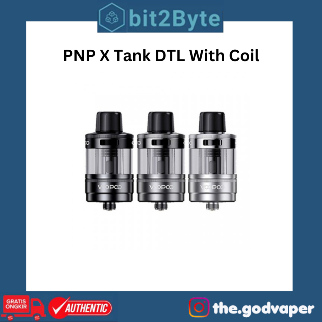 Jual Voopoo PnP X PnP-X DTL Cartridge Tank With Coil for DRAG S2 & DRAG ...