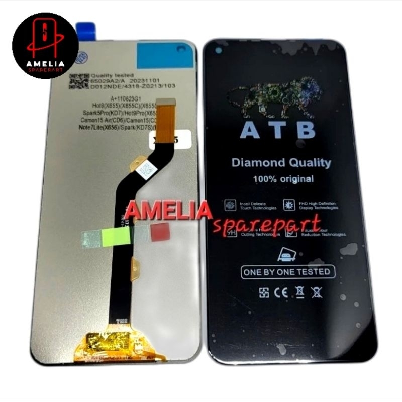 Jual LCD INFINIX X655 / X656 HOT 9 FULLSET TOUCHSCREEN ORIGINAL ...
