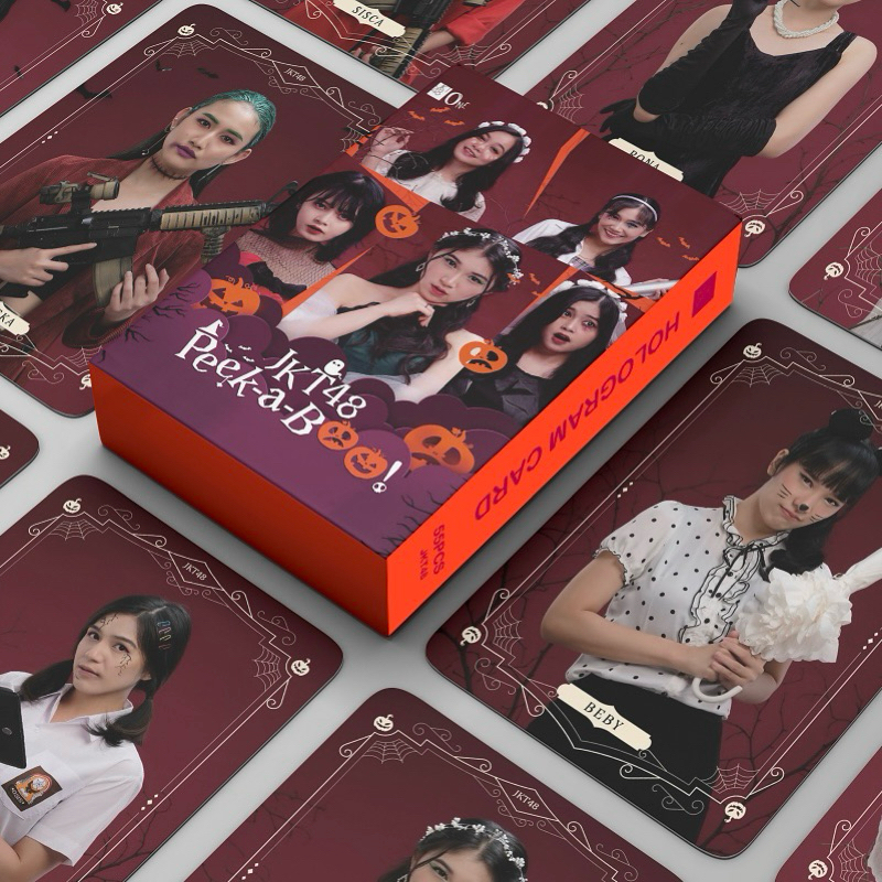 Jual (55 Lembar) Hologram Photocard JKT48 Helloween Party Cosplay Red ...