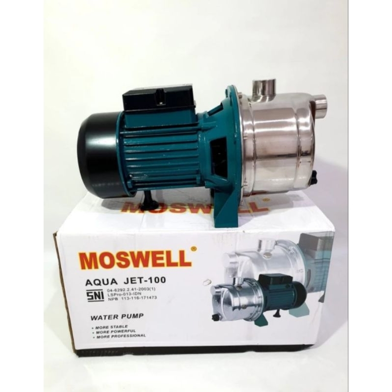 Jual Pompa Air MOSWELL AQUA JET 100 Stainless Pump | Shopee Indonesia