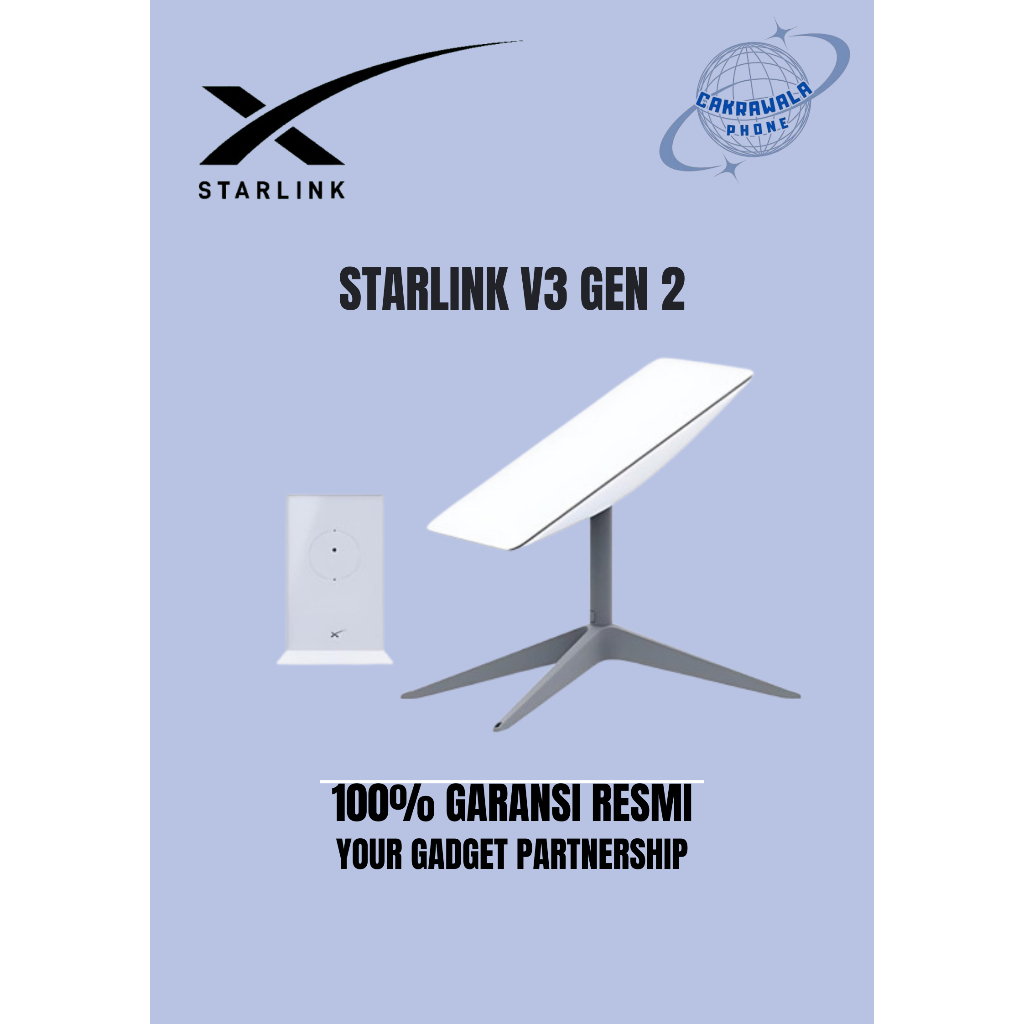 Jual ROUTER - STARLINK STANDARD KIT DUAL WIFI SYSTEM | Shopee Indonesia