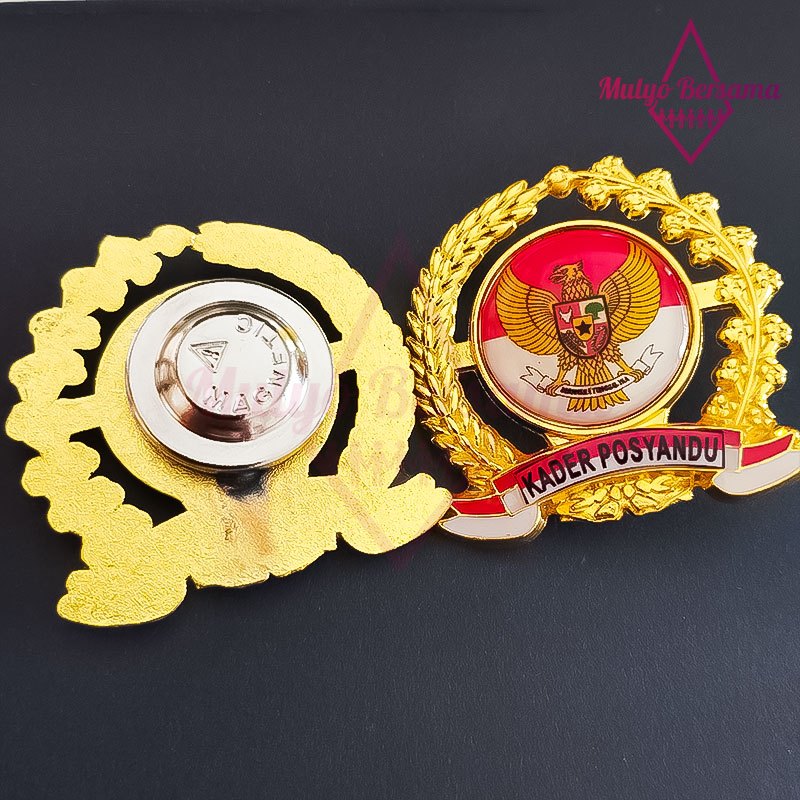 Jual Pin Kader Posyandu Padi Dan Kapas Pin Kader Posyandu Garuda ...