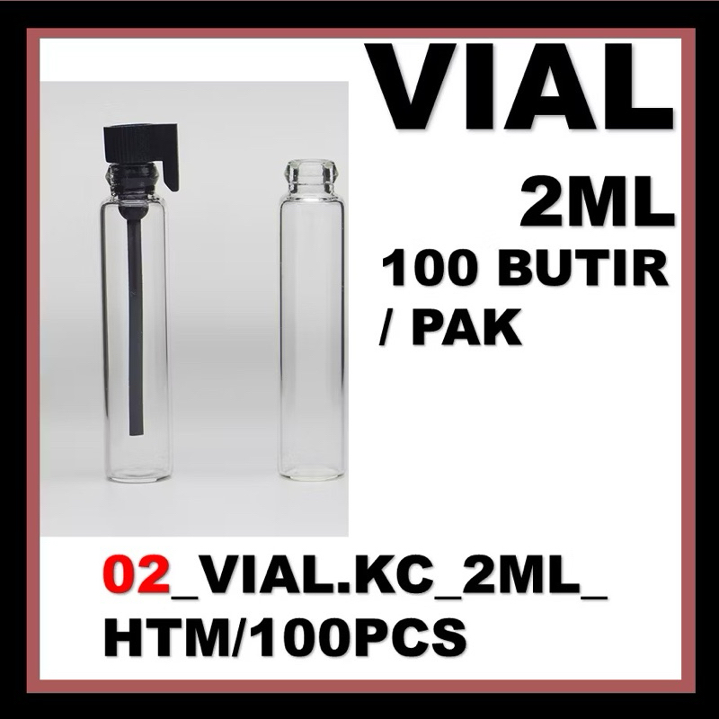 Jual Botol Vial 2ml Botol Tester Sample Parfum Kaca Tipe Lidi Panjang ...