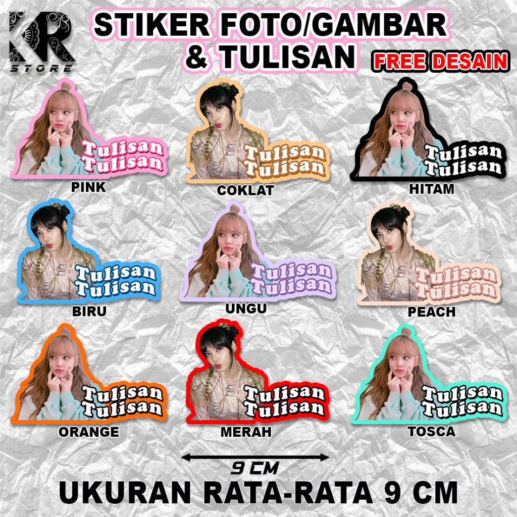 Jual Stiker Custom Foto dan Tulisan | stiker aksesoris | sticker ...