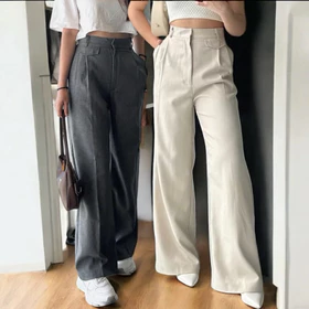 ORO PANTS Loose Pants Trousers Celana Panjang Wanita Anti Kusut Celana Kulot Wanita Formal
