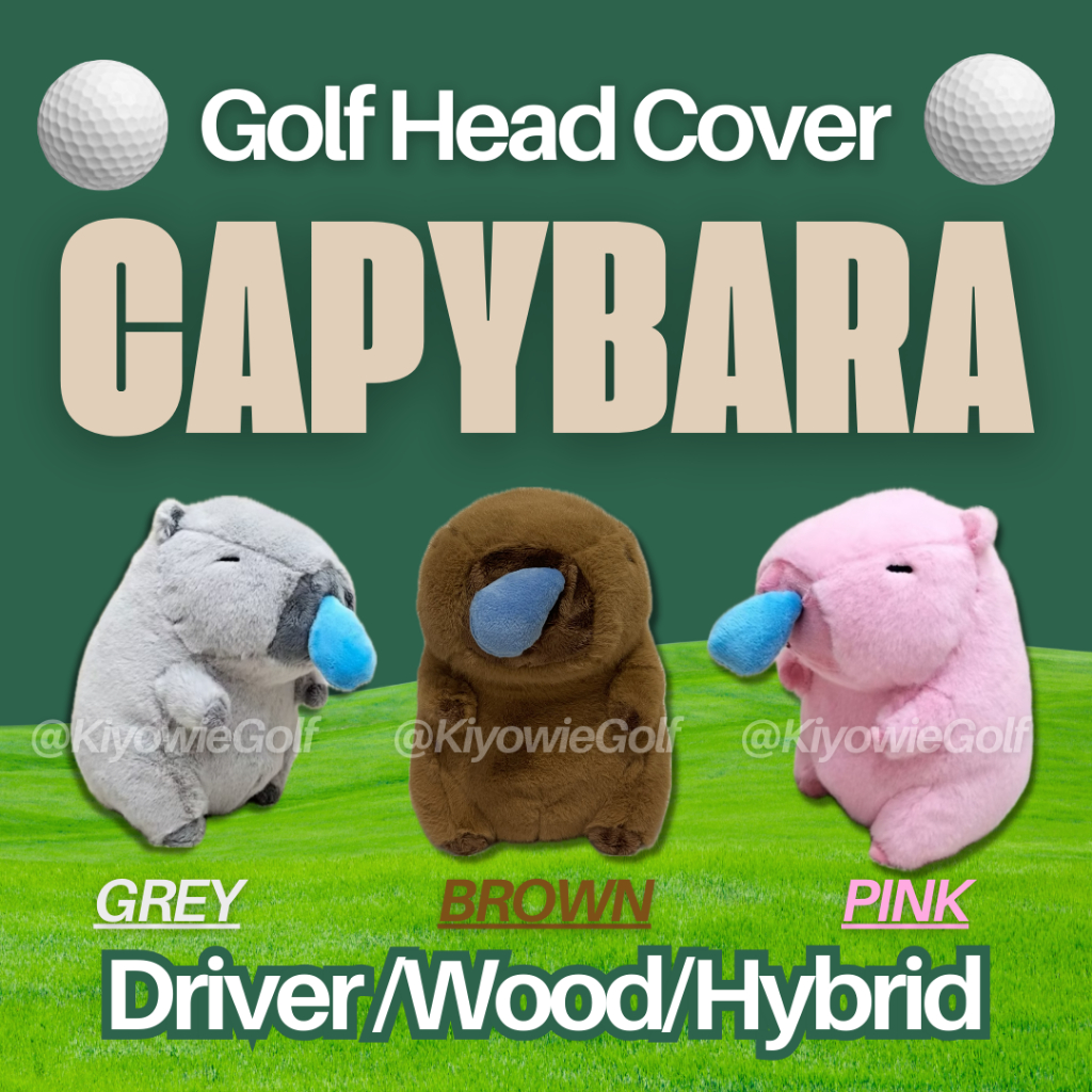 Jual Capybara Golf Head Cover - Boneka Pelindung Stik Golf - Driver ...