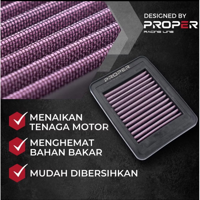 Jual Filter Udara Proper Racing R Mt Gsx R Saringan Filter Udara Yamaha R Mt