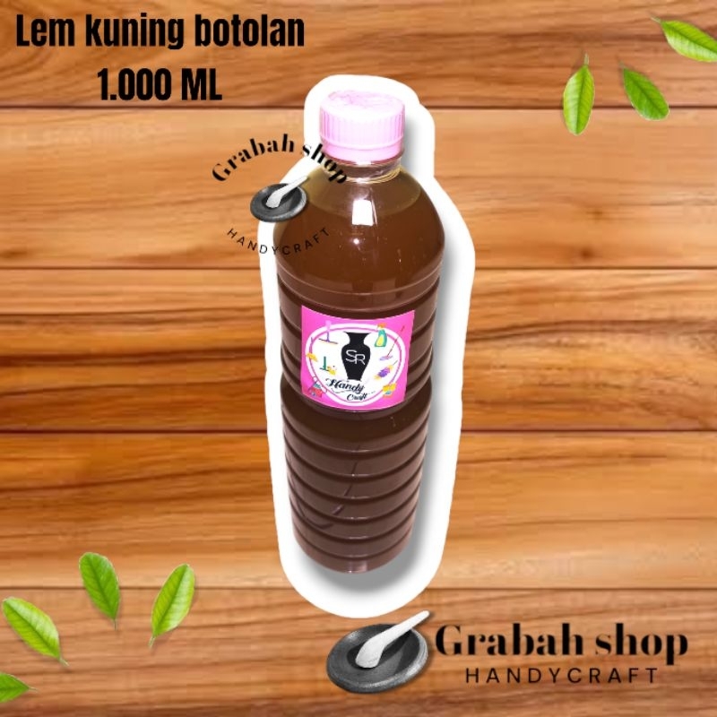Jual LEM KUNING BOTOLAN ORI PABRIKAN 1000 ML | Shopee Indonesia