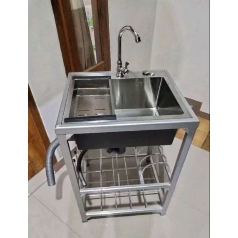 Jual wastafel rak premium 304 portable | Shopee Indonesia