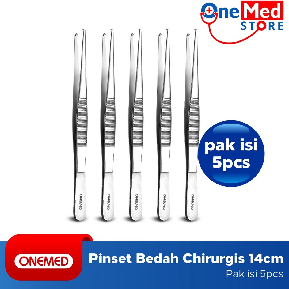 Jual Lagi Diminati Pinset Bedah Chirurgis 14 Cm Stainless Steel Onemed ...