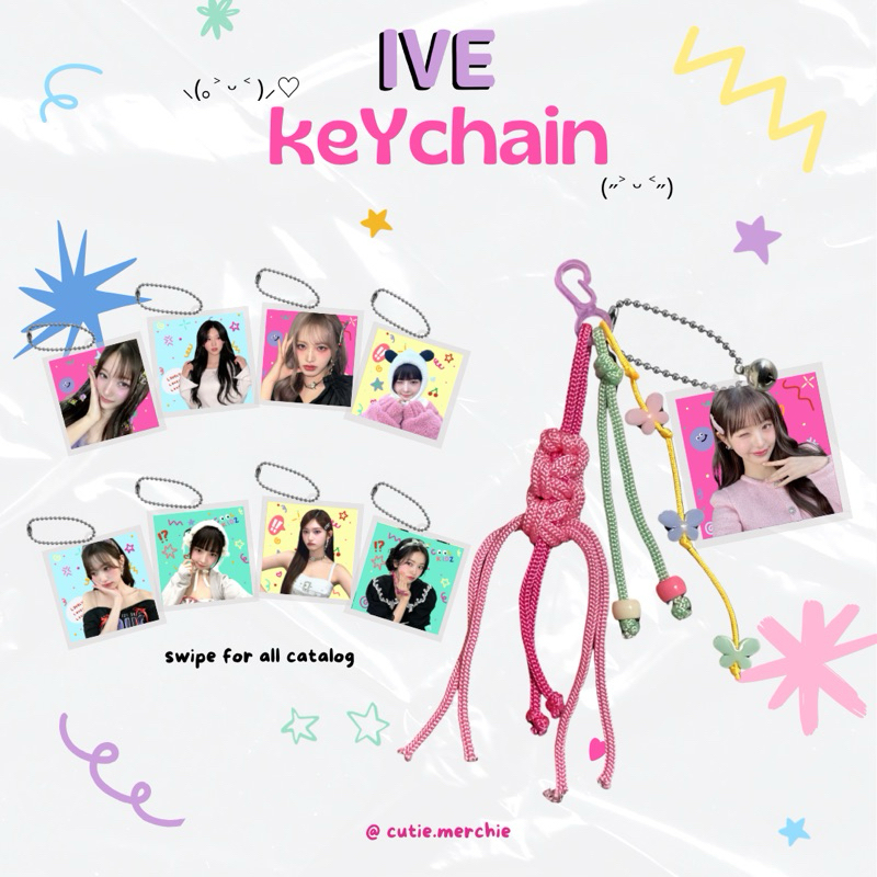 Jual ive keYchain acrylic bagcharm krincing by cutie merchie | Shopee ...