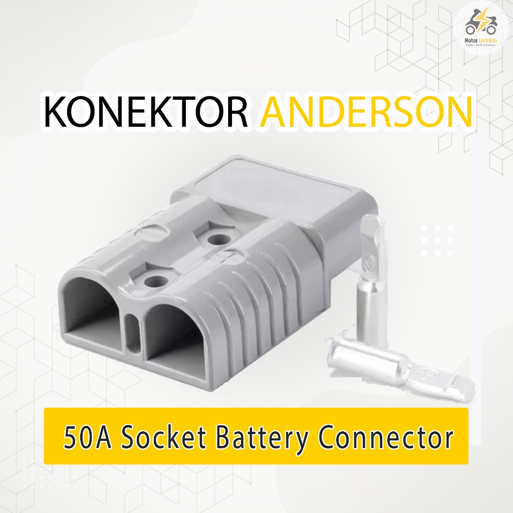 Jual Konektor Anderson 50A Socket Battery Connector | Shopee Indonesia
