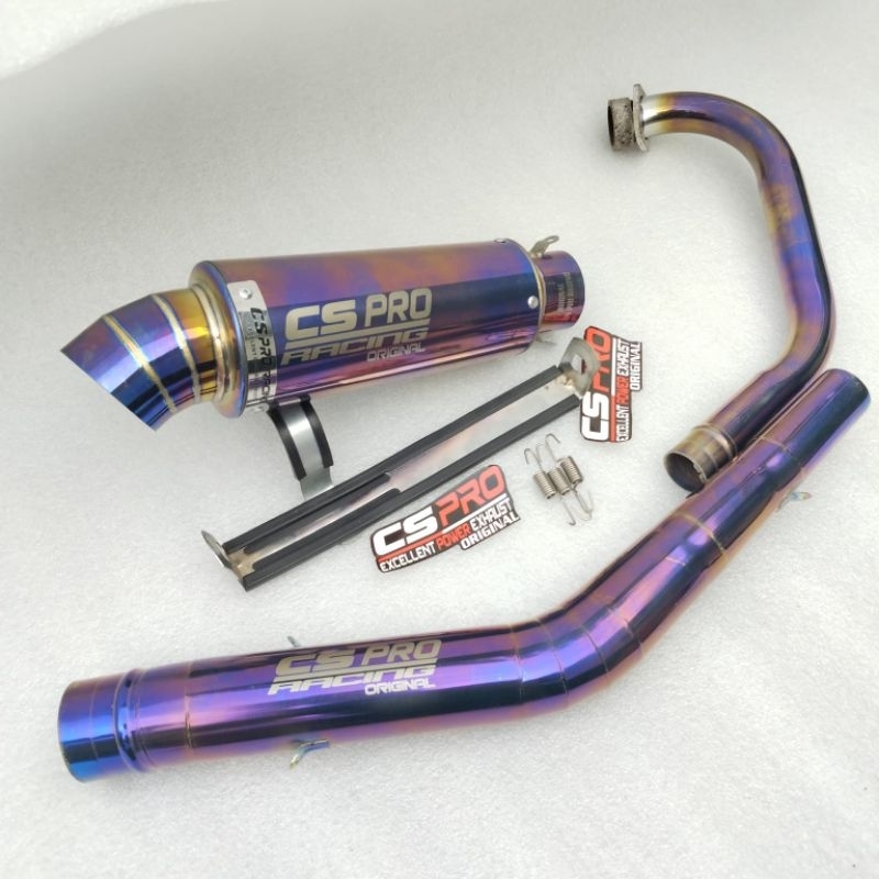 Jual Knalpot Racing Cs pro PNP Vixion R15 v2 v3 MX king CBR 150R CBR ...