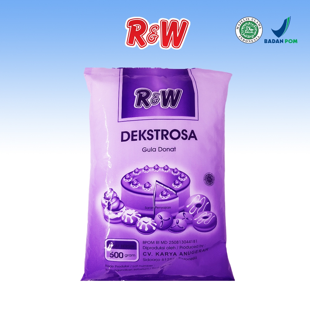 Jual Rajawali RW R&W Gula DEKSTROSA 500 gram Manis FOOD Sugar Gula ...