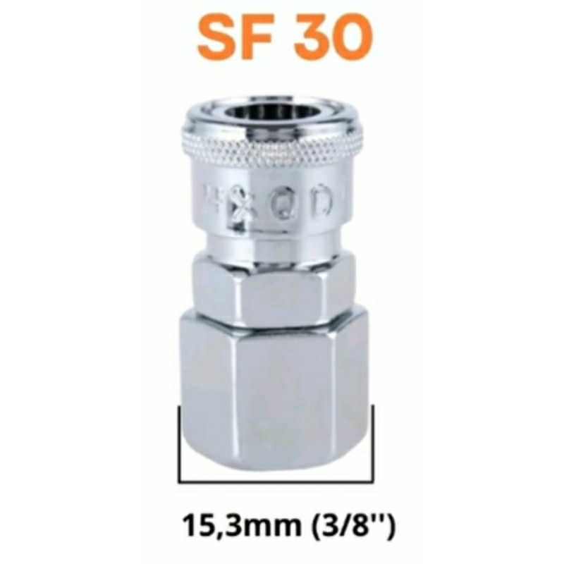 Jual QUICK COUPLER SAMBUNGAN SELANG ANGIN SF-30 | Shopee Indonesia