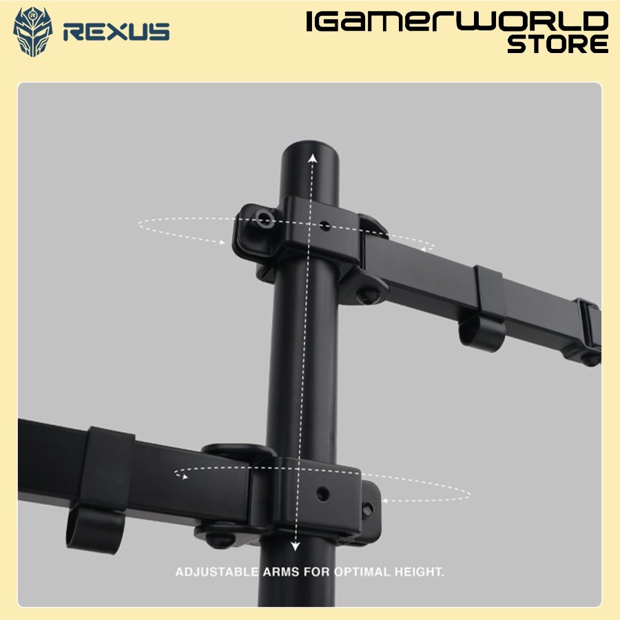 Jual Rexus Monitor and Laptop Arm Bracket DBM 03 / DBM-03 Stand Monitor ...
