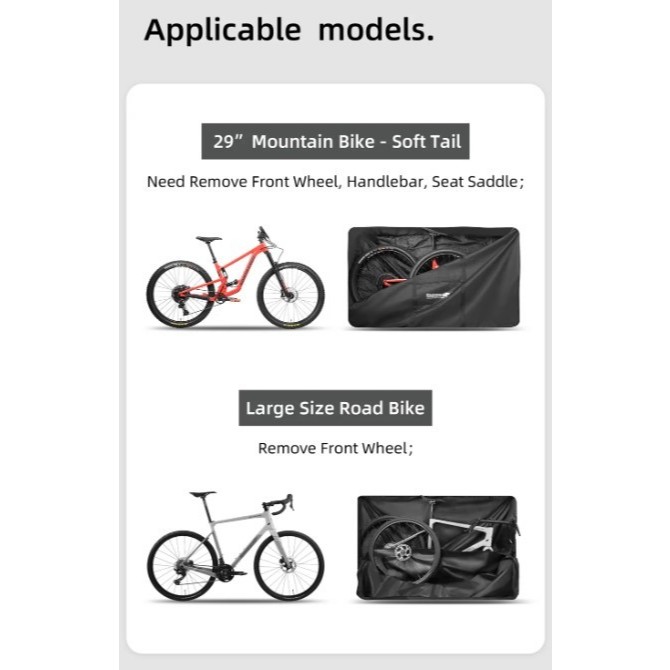 Jual Bike Box Rhinowalk RM291 Tas Sepeda 27.5 - 29 inch MTB Roadbike ...