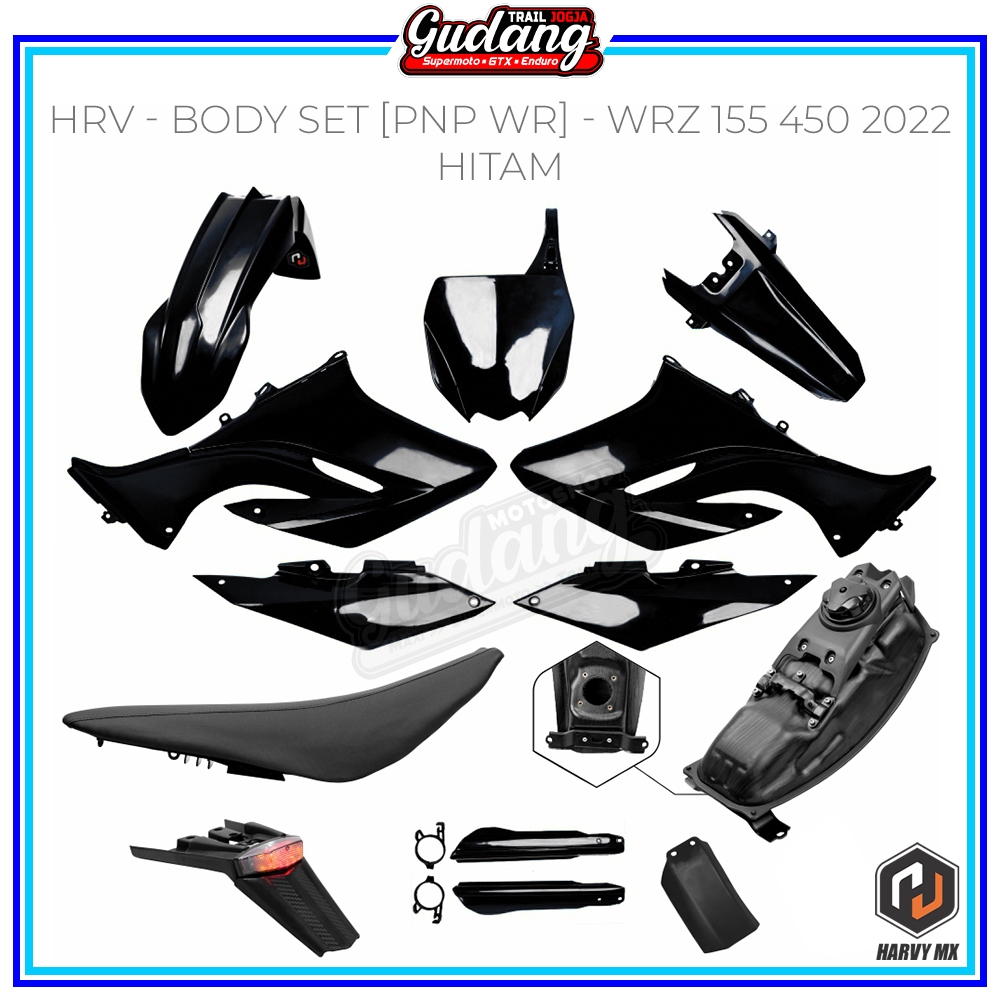 Jual Body Set Bodyset Harvy MX Body Full Set WRZ 155 450 2022 Pnp WR ...