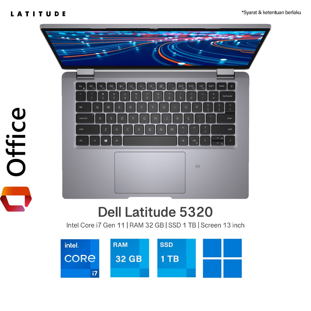 Jual Laptop Dell Latitude 5320 Core i7 Gen 11 Ram 16 GB SSD Jual Laptop Dell Latitude 5320 Core i7 Gen 11 Ram 16 GB SSD