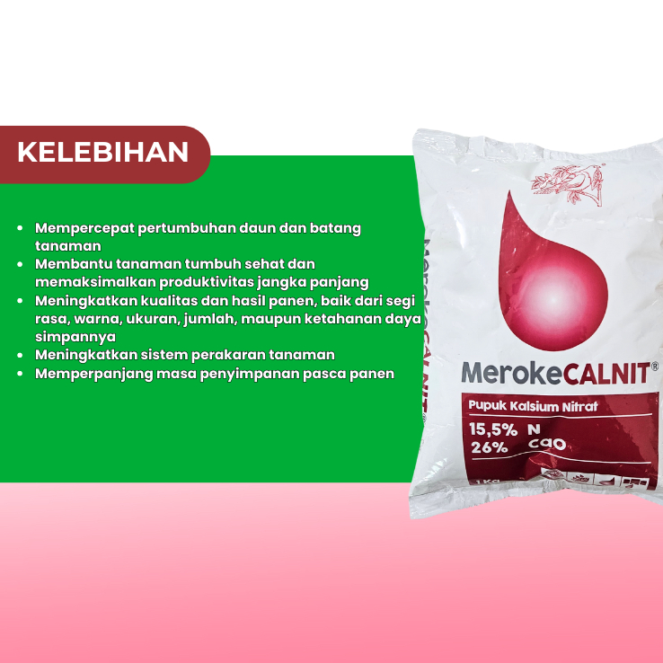 Jual Pupuk CALNIT Calsium Nitrat Karate Plus - 1 Kg | Shopee Indonesia