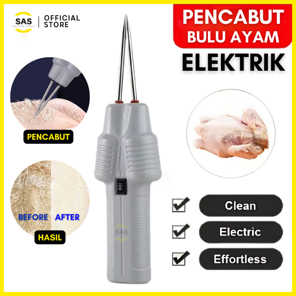 Jual [SAS] Alat Pencabut Bulu Ayam Elektrik / Pinset Pencabut Bulu Ayam ...