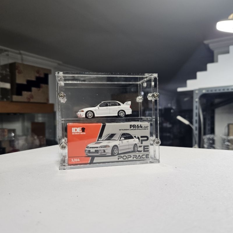 Jual display acrylic untuk mini gt atau poprace 2 tier | Shopee Indonesia