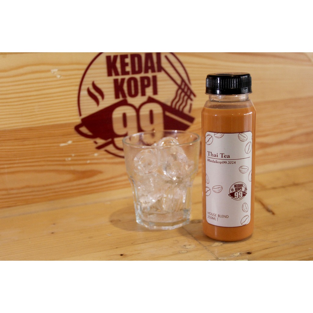 Jual Thai Tea Latte 250ml | Milk Based | Susu | Thai Tea | Shopee Indonesia