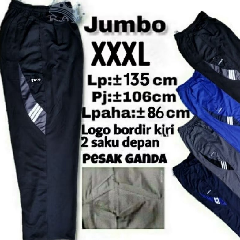 Jual Kode M H Celana Training Olahraga Jumbo Xl Pasak Gandatrjbrm Shopee Indonesia