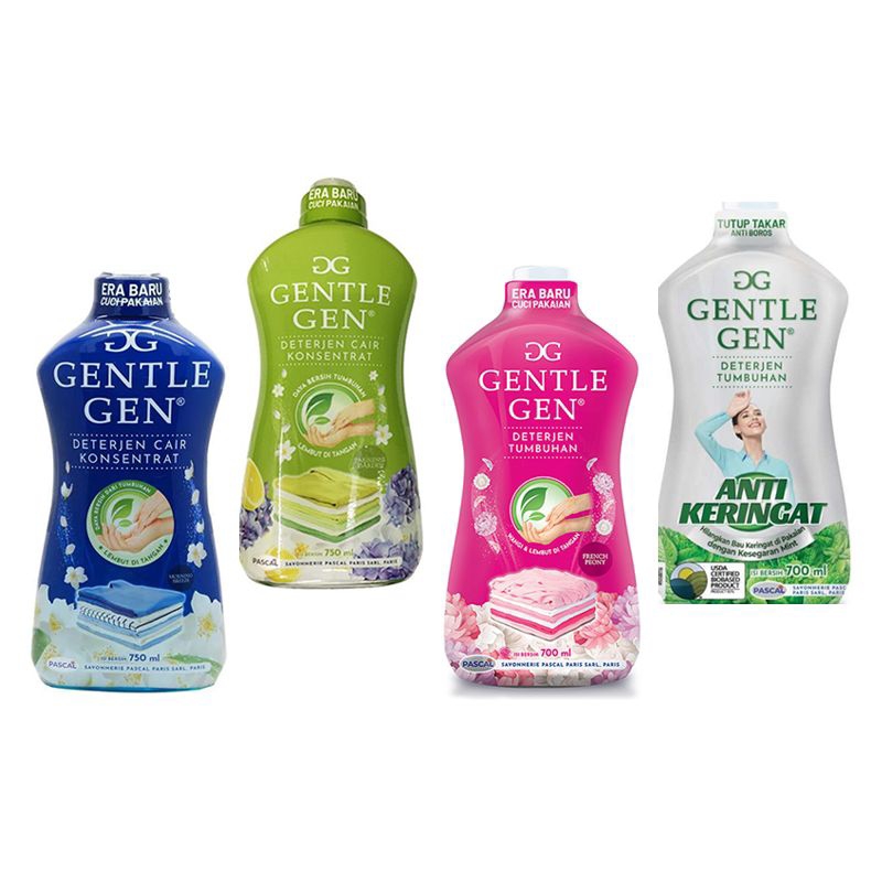 Jual Gentle Gen Deterjen Cair Detergen Tumbuhan 700 ml | Shopee Indonesia