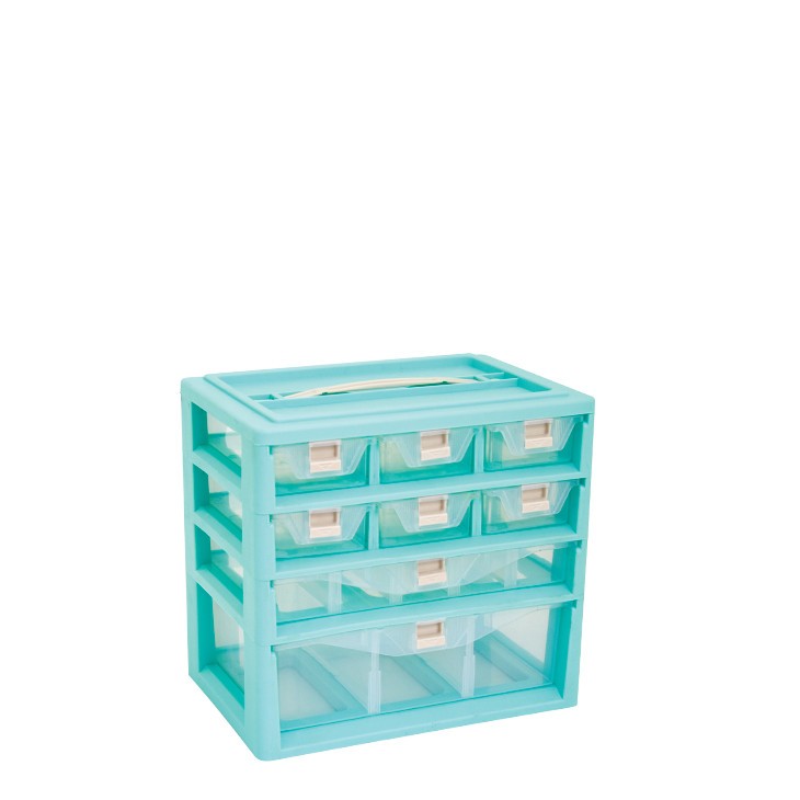 Jual Laci Mini Container / Box Kotak Perkakas 14 Sekat GREEN LEAF 7912 ...