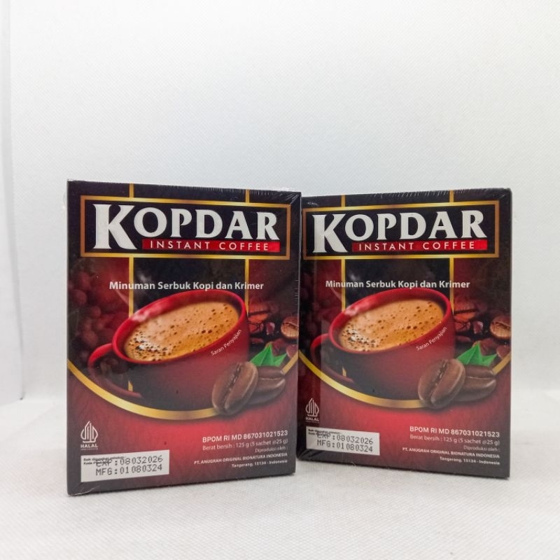 Jual KOPI KOPDAR / KOPI KOPDAR BOX 5 SACHET / KOPI KOPDAR ORIGINAL BOX ...