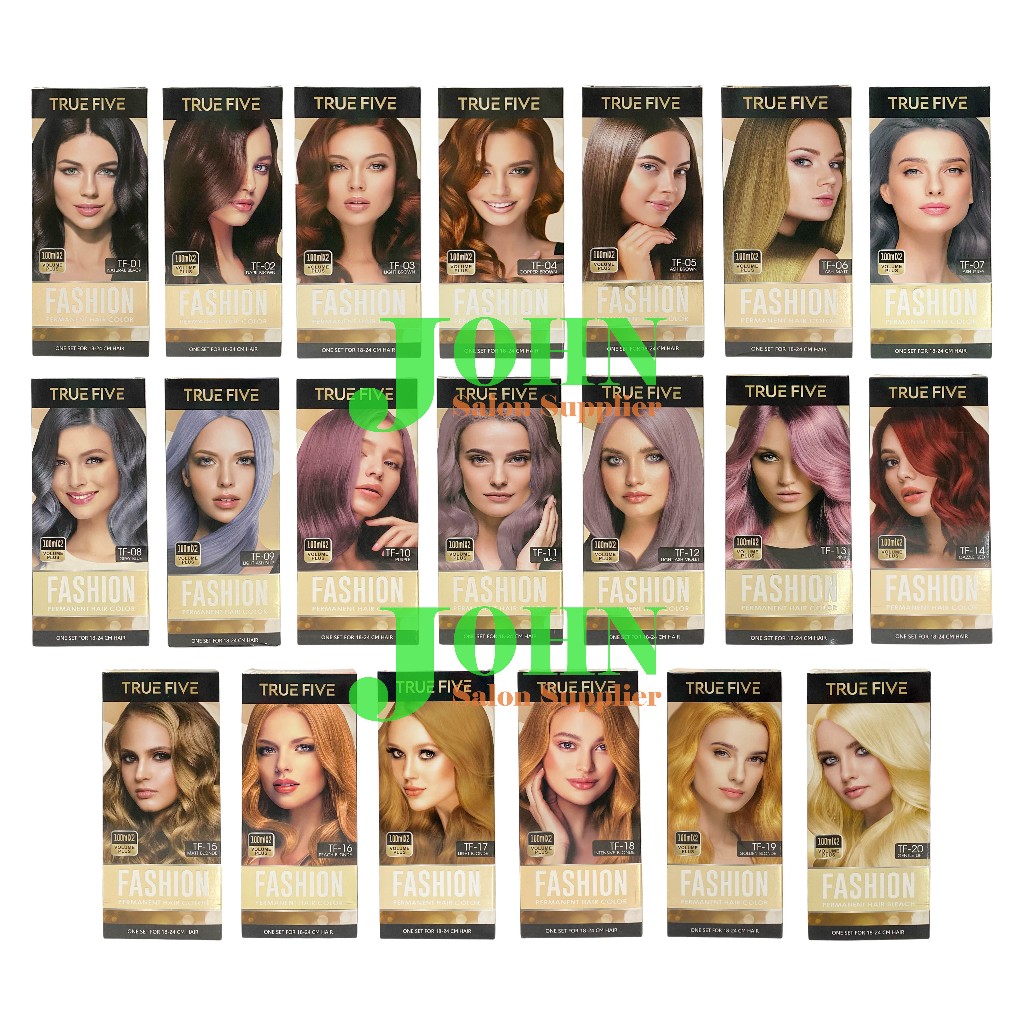Jual TRUE FIVE Fashion Hair Color 100ml - Semir Rambut / Cat Rambut ...