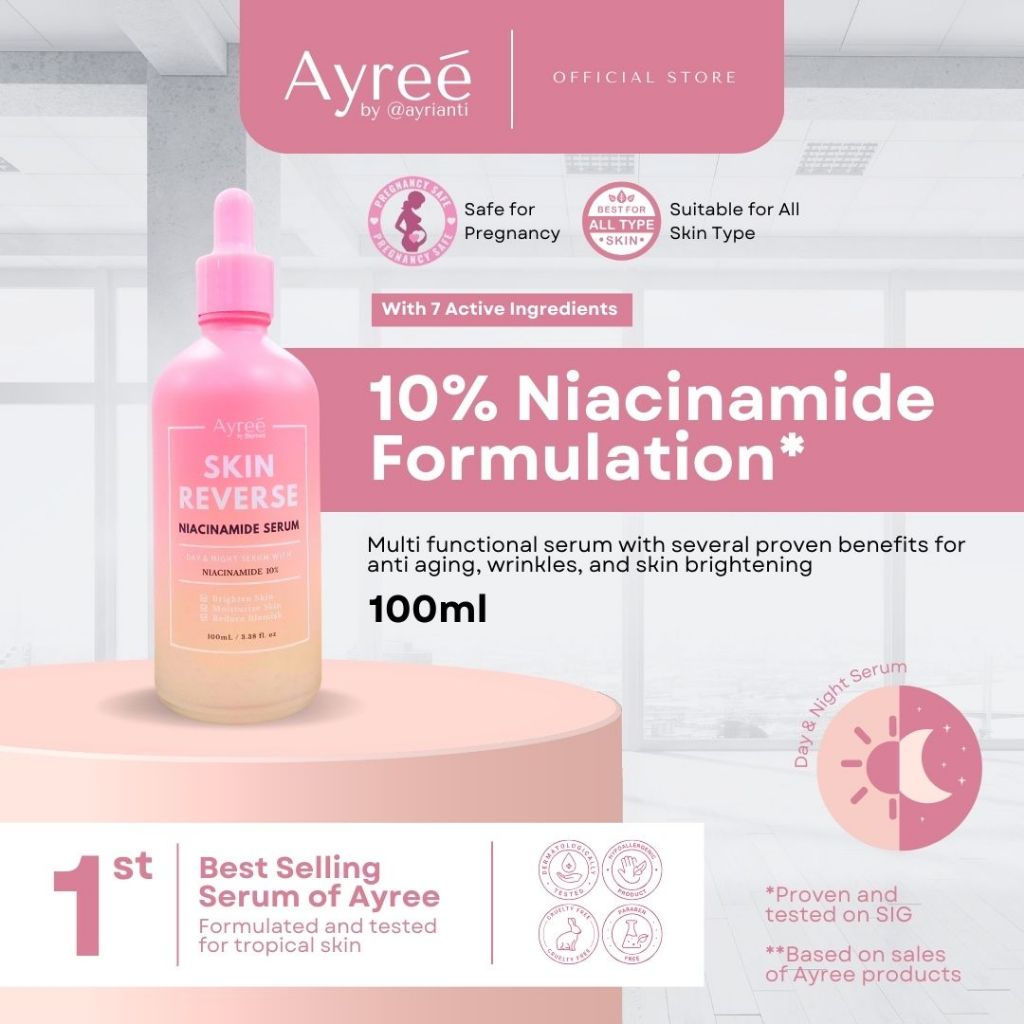 Jual Ayree Skin Reverse Niacinamide Serum 100ml - 10% Niacinamide (Skin ...