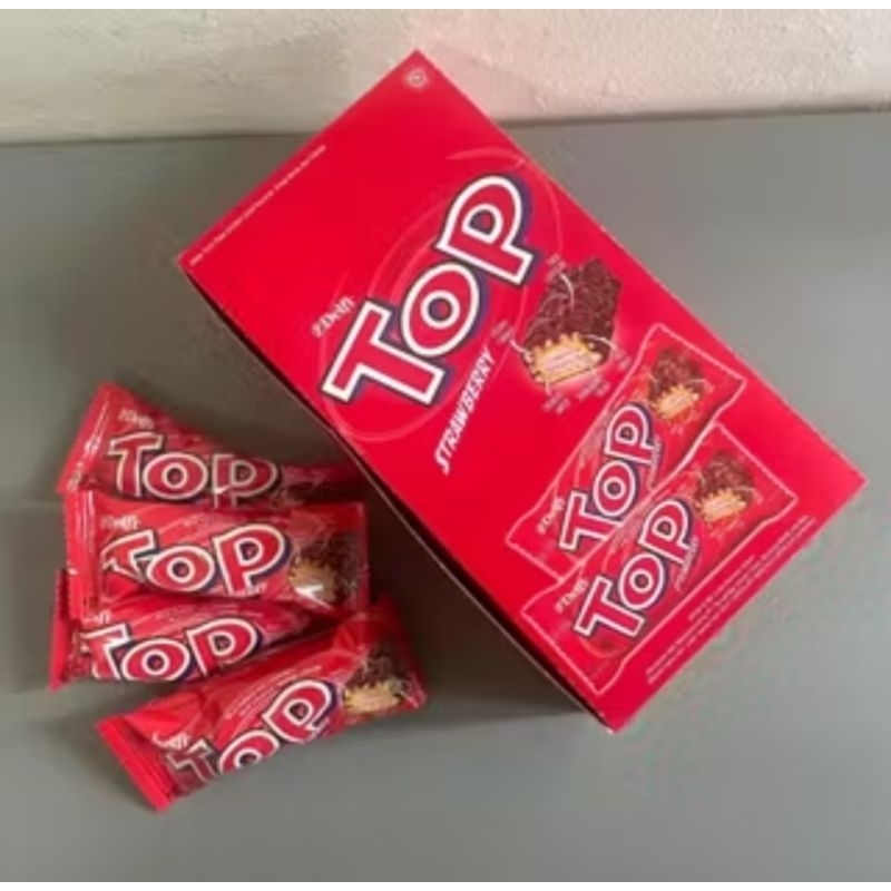Jual Top Delfi Strawbery 1 box isi 24 pcs | Shopee Indonesia