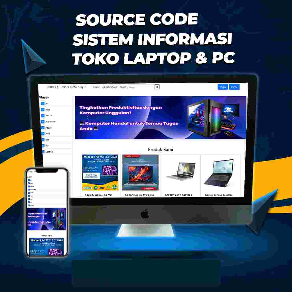 Jual Source code sistem informasi toko laptop & komputer | Shopee Indonesia