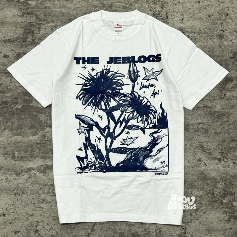 Jual The Jeblogs - Lautan Api Tshirt - White | Official Merchandise ...