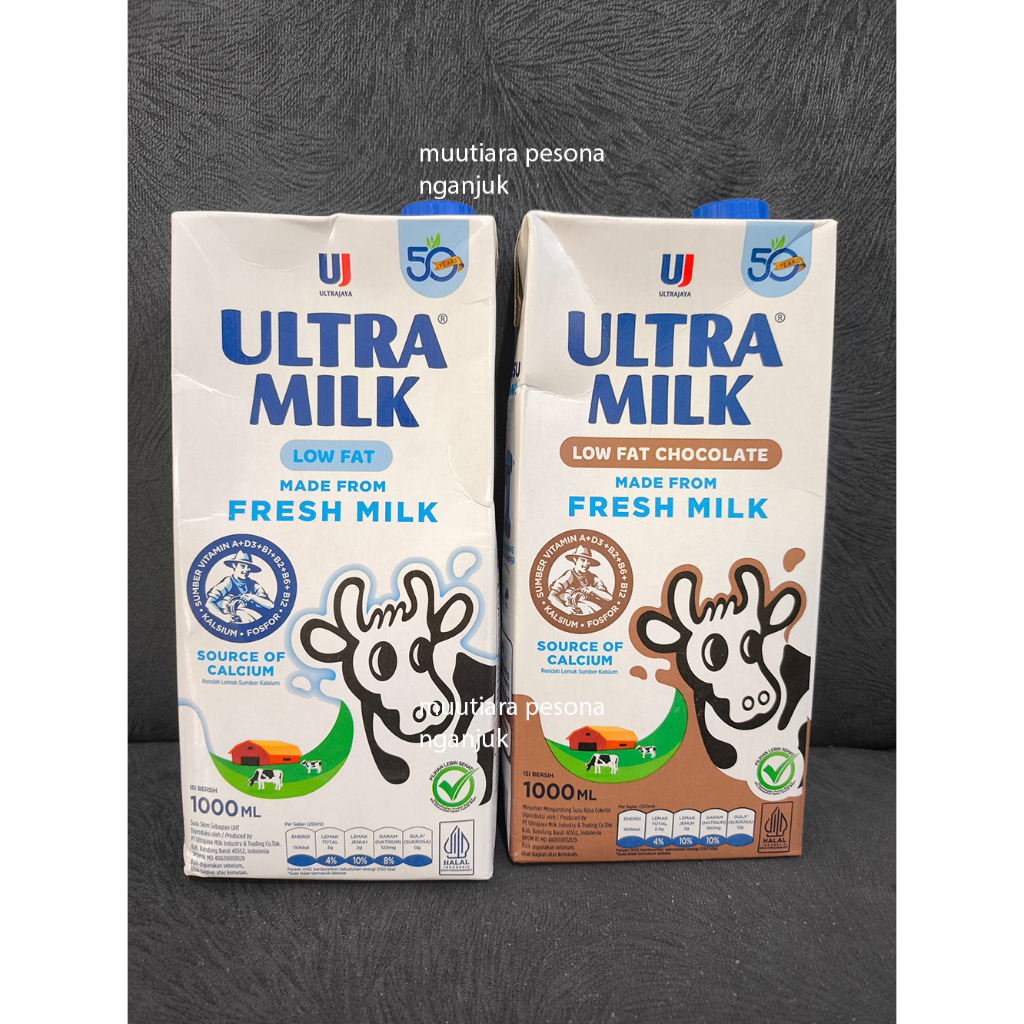 Jual Susu Uht Ultramilk low fat sesuai pics original Titip Jual barang