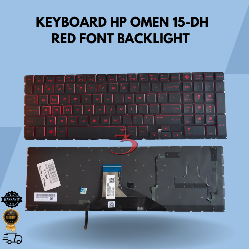 Tastiera Retroilluminata RGB Originale HP Per OMEN 15-dh1019nr / 15-dh1020nr / 15-dh1050nr - Layout UK