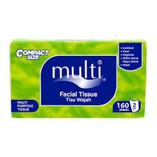 Jual Multi Facial Tissue Tisu Wajah Compact Size 160 Sheets | Shopee ...