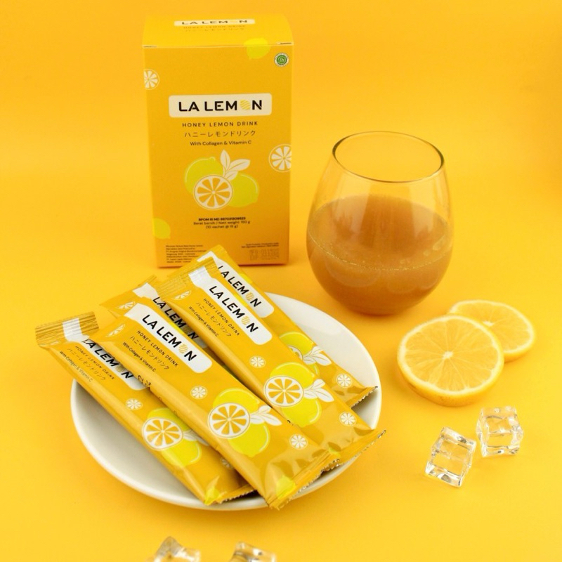 Jual Lalemon Fiber Drink Honey Lemon Drink by Susanbarbie | Shopee ...