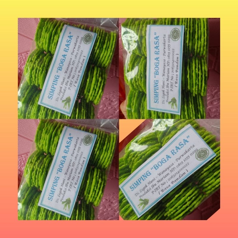 Jual 1 Bks Simping rasa pandan tapioka panggang | Simping bakar manis ...