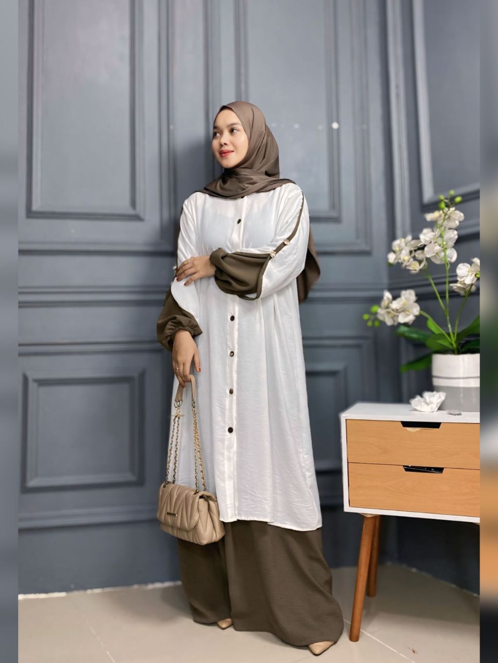 Jual Gudang Pabrik Hijab Murah - Sahira Dress | Setelan Rok Muslim ...