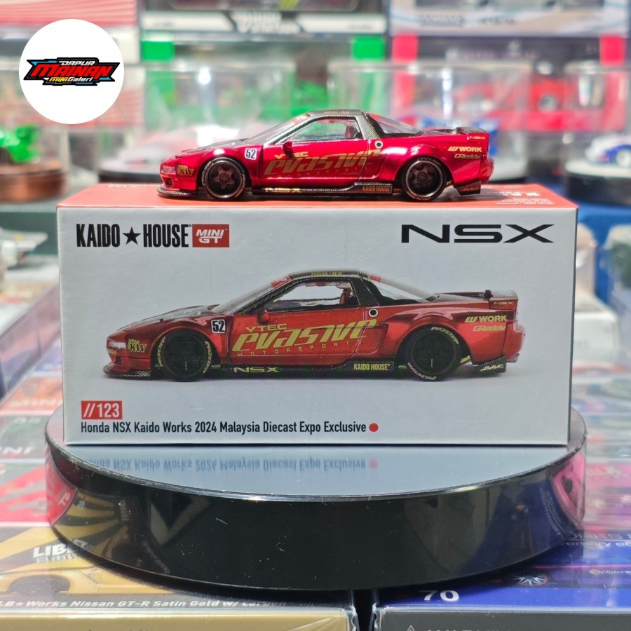 Mini GT Kaido House Honda NSX Dinner MDX 2024 Red Pearl V2 One Night In Malaysia Exclusive Khmg124 I.526182856