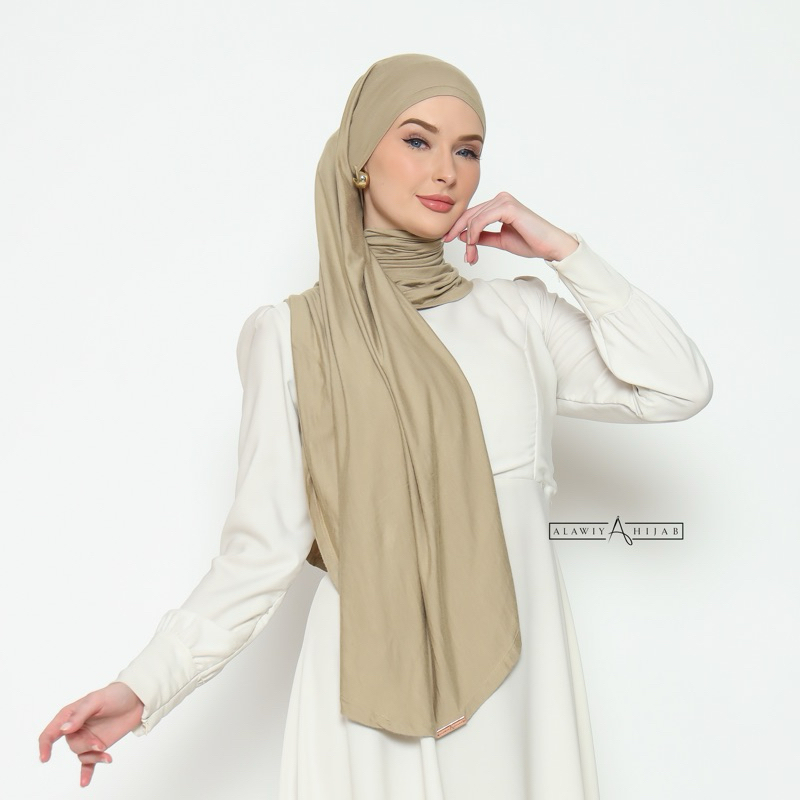 Alawiyahijab Jeema TENCEL™ Oval Pashmina Anti Bacterial Tencel Modal (Bukan Pashmina Kaos Rayon